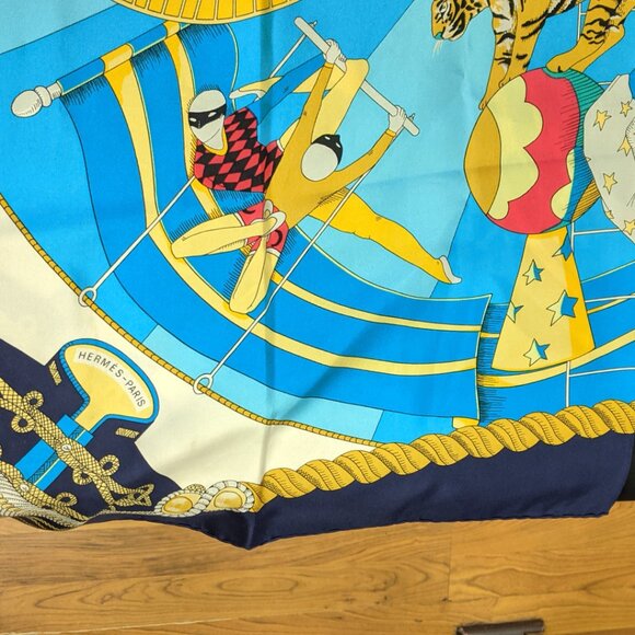 Vintage Hermes circus scarf 1982 - Picture 7 of 12
